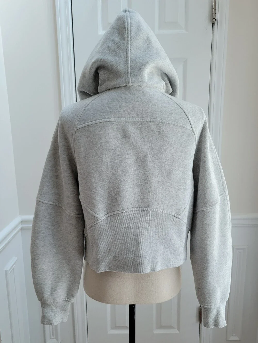Lululemon Scuba Oversized‎ Half-Zip Hoodie Heathered Core Ultra Light Grey